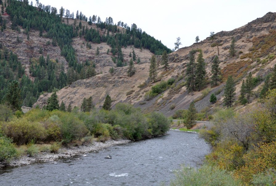 Wallowa Lake Highway Forest State Scenic Corridor, Oregon, USA